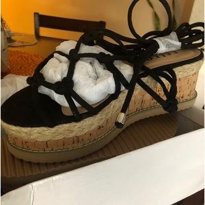 Nasty Gal Flatform sandals